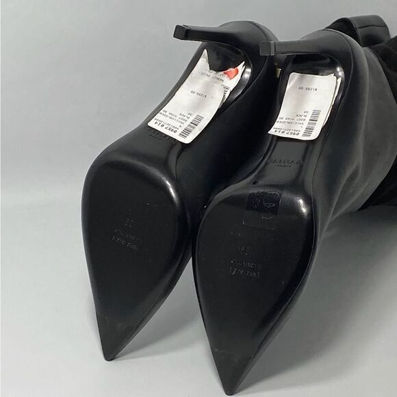 Balmain Mina Suede & Leather Ankle Boots size 39 - Picture 13 of 14